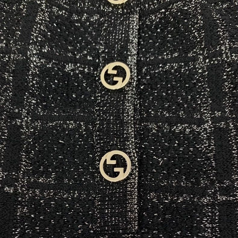 Gucci black sleeveless wool woven dress by Gucci-dmc Size M / US 6-8 / IT 42-44 - 6 Thumbnail