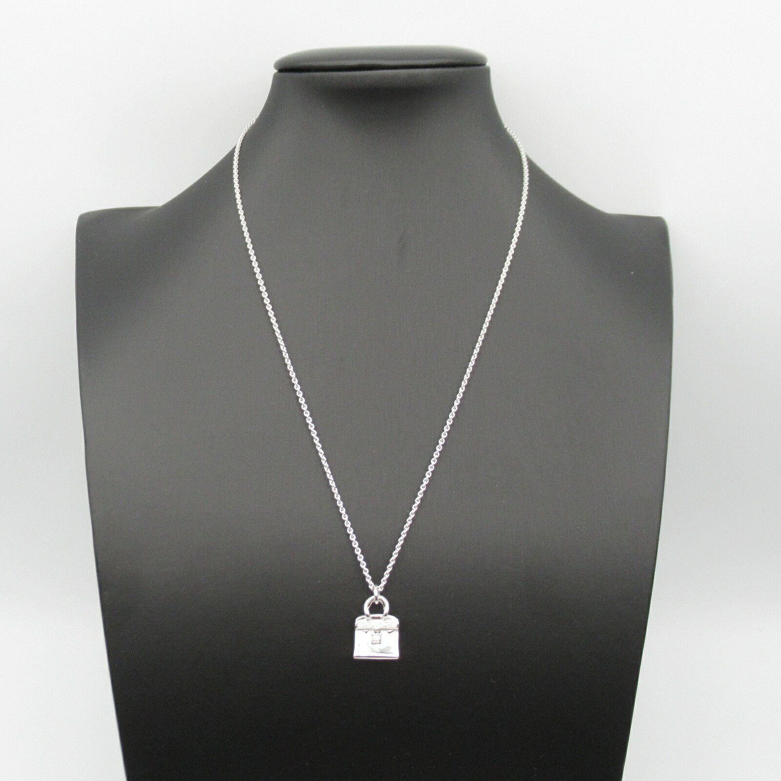 Hermes Hermes Hermes Amulette Birkin motif Au750 Necklace Diamond Necklace Metal Necklace Size ONE SIZE - 5 Thumbnail