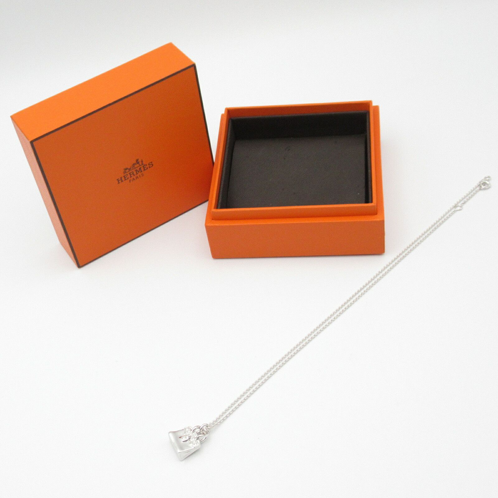 Hermes Hermes Hermes Amulette Birkin motif Au750 Necklace Diamond Necklace Metal Necklace Size ONE SIZE - 6 Thumbnail