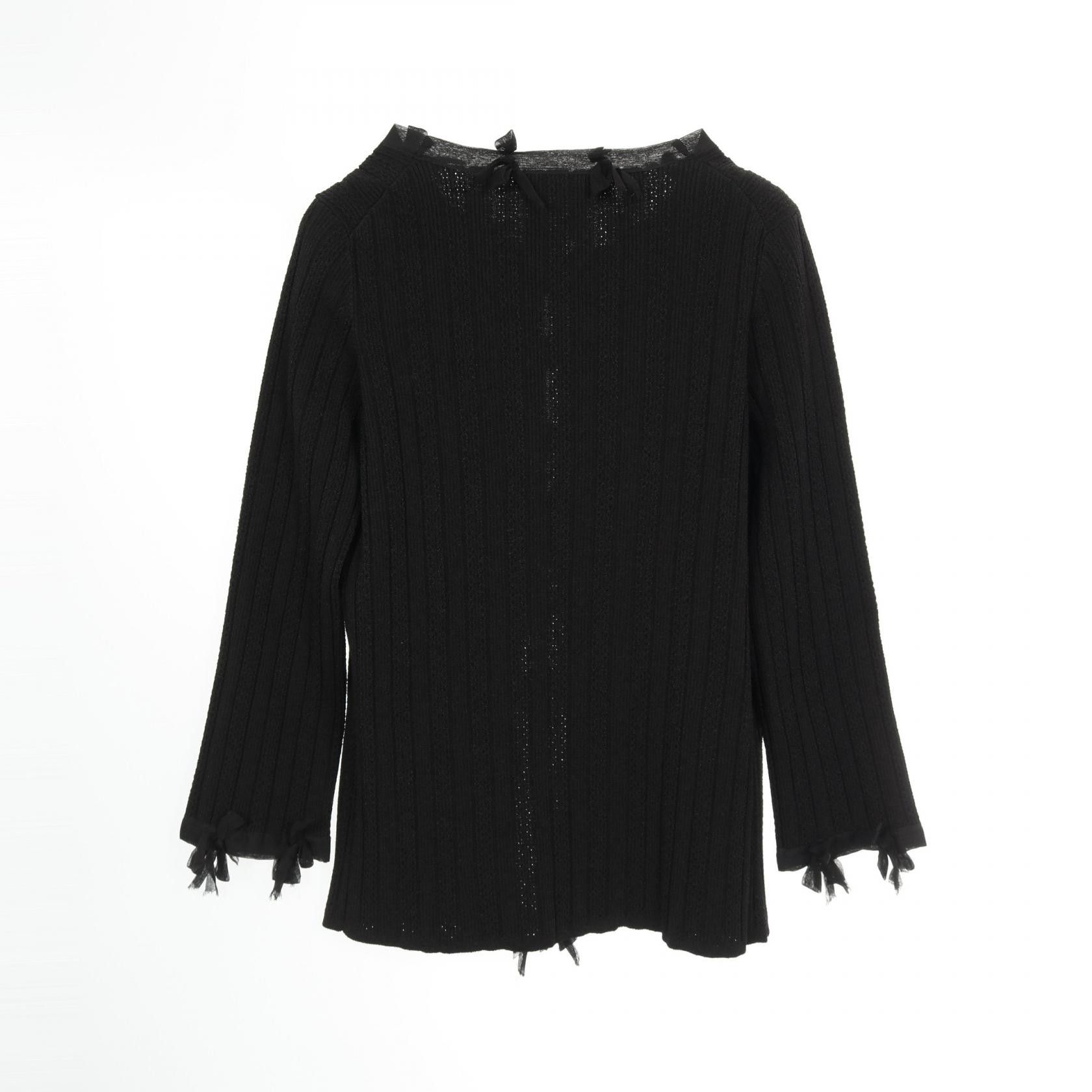 Chanel Chanel Chanel Ribbon Cardigan Rayon Cardigan Others Tops Size ONE SIZE - 2 Thumbnail