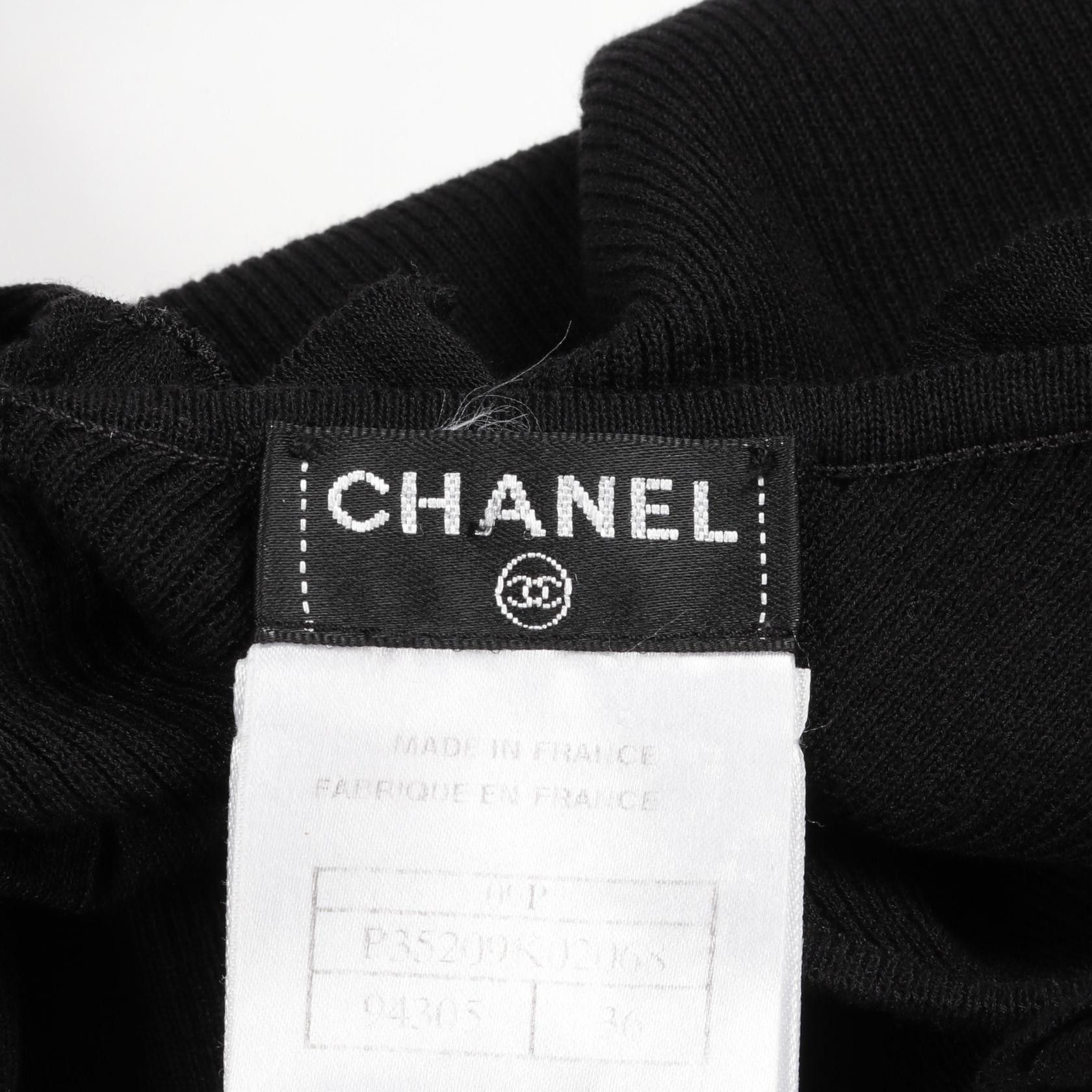 Chanel Chanel Chanel Ribbon Motif Cotton Rayon Top Cotton Tops Size ONE SIZE - 3 Thumbnail