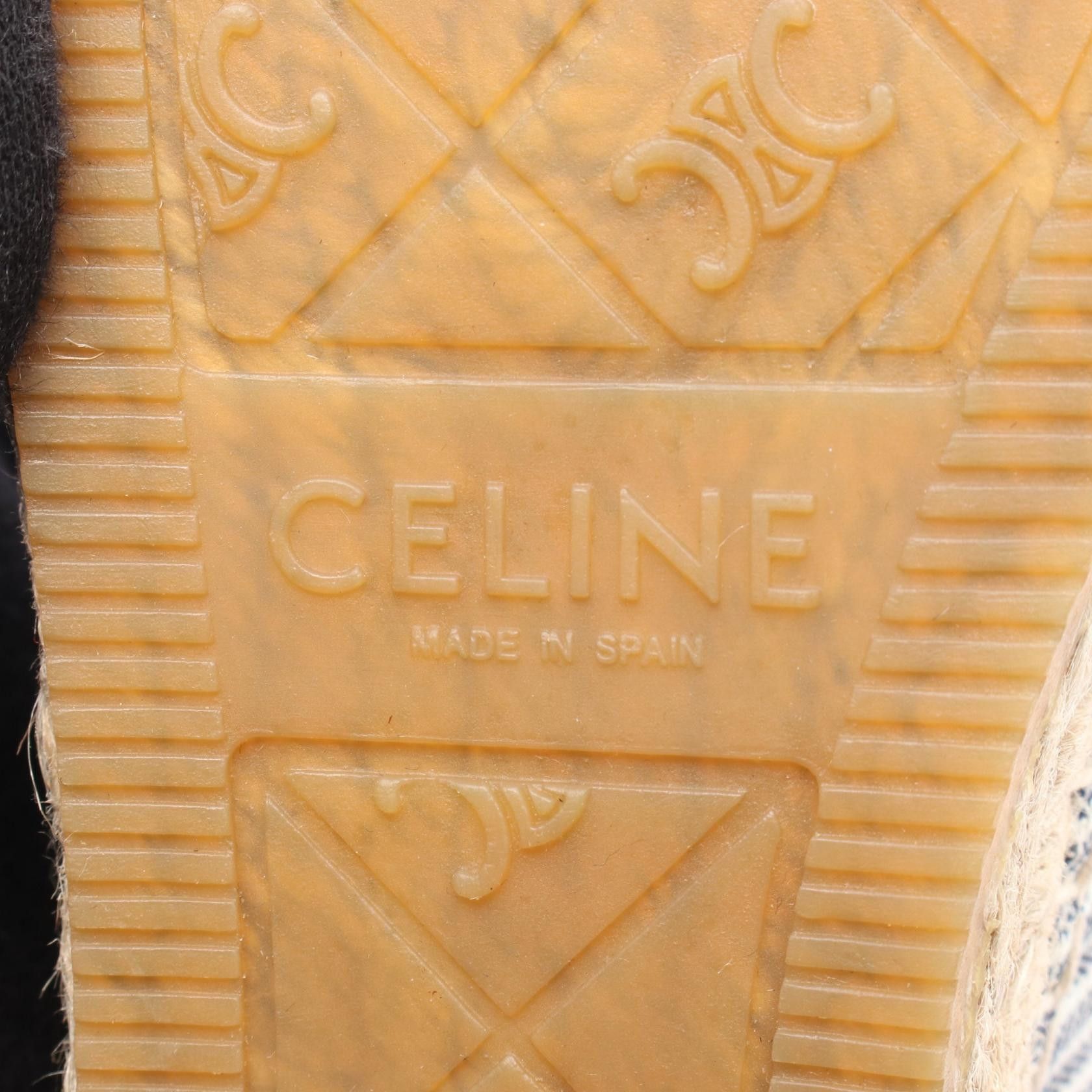 Celine Celine Celine Espadrille Fabric/Raffia Shoes Natural Material Shoes 354434581C Size ONE SIZE - 8 Thumbnail