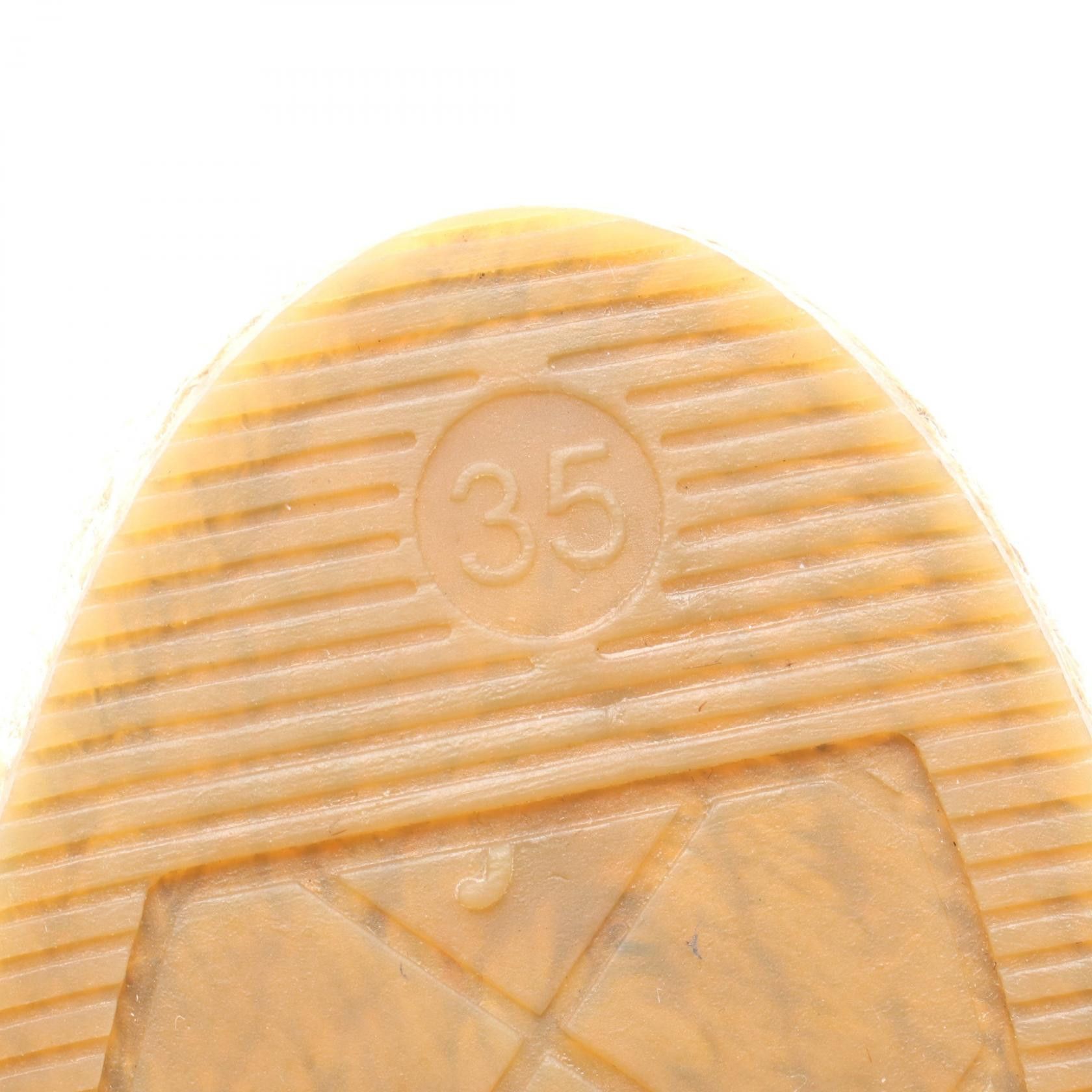 Celine Celine Celine Espadrille Fabric/Raffia Shoes Natural Material Shoes 354434581C Size ONE SIZE - 7 Thumbnail