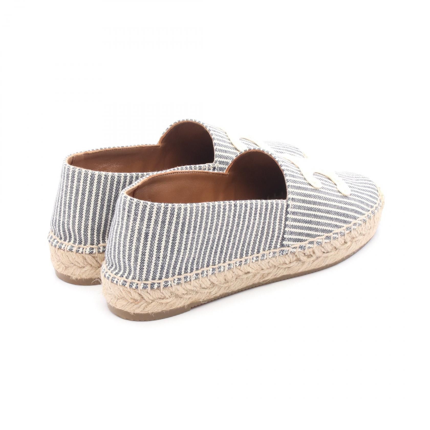 Celine Celine Celine Espadrille Fabric/Raffia Shoes Natural Material Shoes 354434581C Size ONE SIZE - 2 Thumbnail