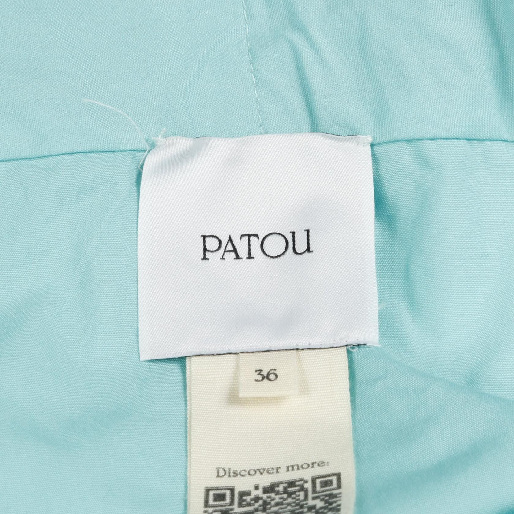Other Other Patou Drawstring Balloon Sleeve Cotton Top Cotton Tops TO0170017705G Size ONE SIZE - 3 Thumbnail