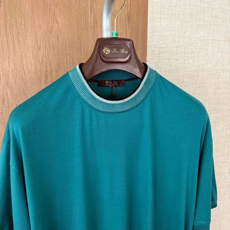 Ermenegildo Zegna Loro Piana King's Gift Short Sleeve Knit T-shirt Size US M / EU 48-50 / 2 - 3 Thumbnail