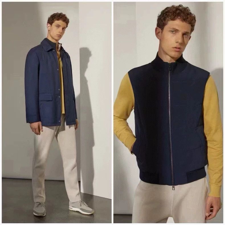 Ermenegildo Zegna Loro Piana Berry Blue Equestrian Jacket Size US M / EU 48-50 / 2 - 3 Thumbnail