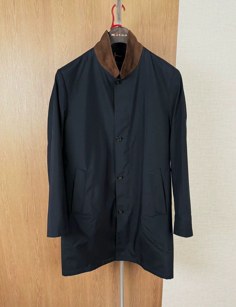 Ermenegildo Zegna Loro Piana Sebring 23AW Tech-Cashmere Trench Coat Size US M / EU 48-50 / 2 - 6 Thumbnail