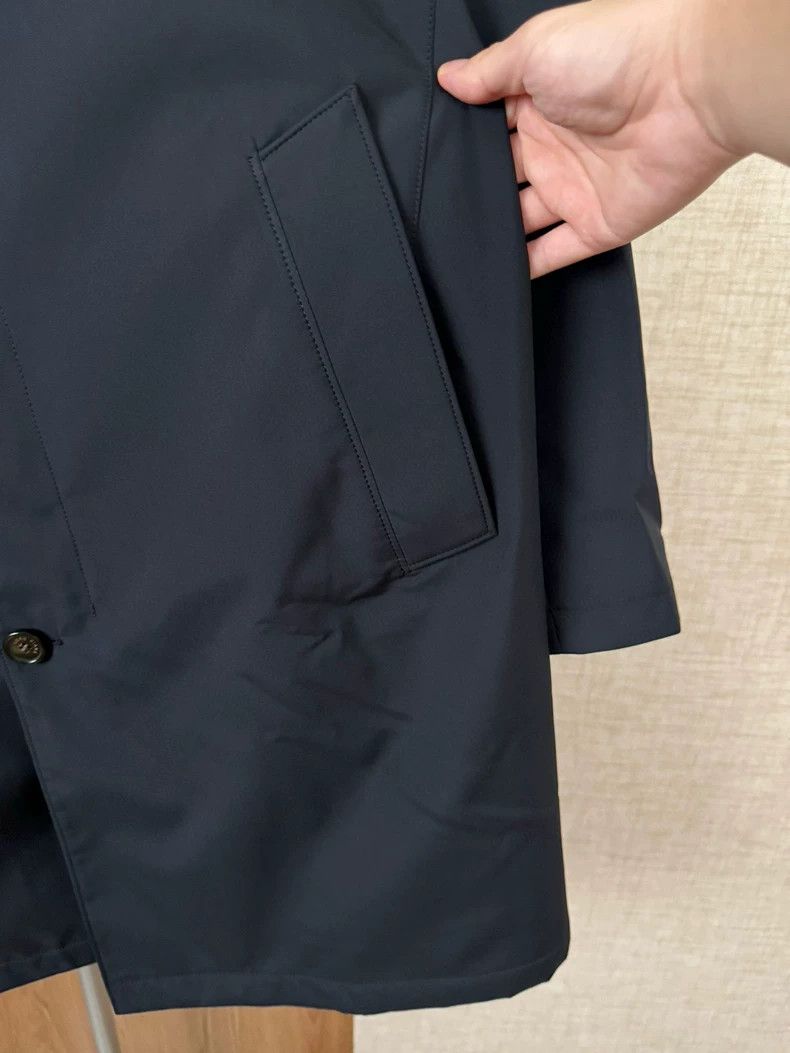 Ermenegildo Zegna Loro Piana Sebring 23AW Tech-Cashmere Trench Coat Size US M / EU 48-50 / 2 - 9 Thumbnail