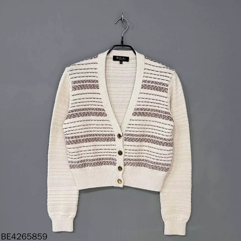 Loro Piana Loro Piana Striped Knit Cardigan 2024 Size US M / EU 48-50 / 2 - 2 Thumbnail