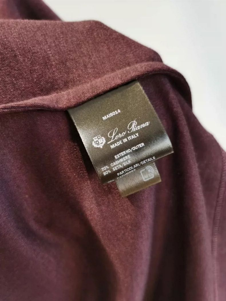 Ermenegildo Zegna Loro Piana Open Cashmere Silk Polo Size US XS / EU 42 / 0 - 7 Thumbnail