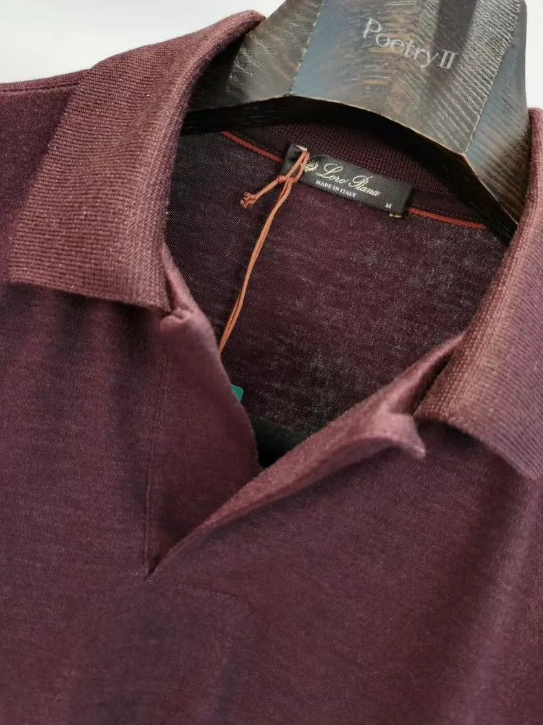 Ermenegildo Zegna Loro Piana Open Cashmere Silk Polo Size US XS / EU 42 / 0 - 6 Thumbnail