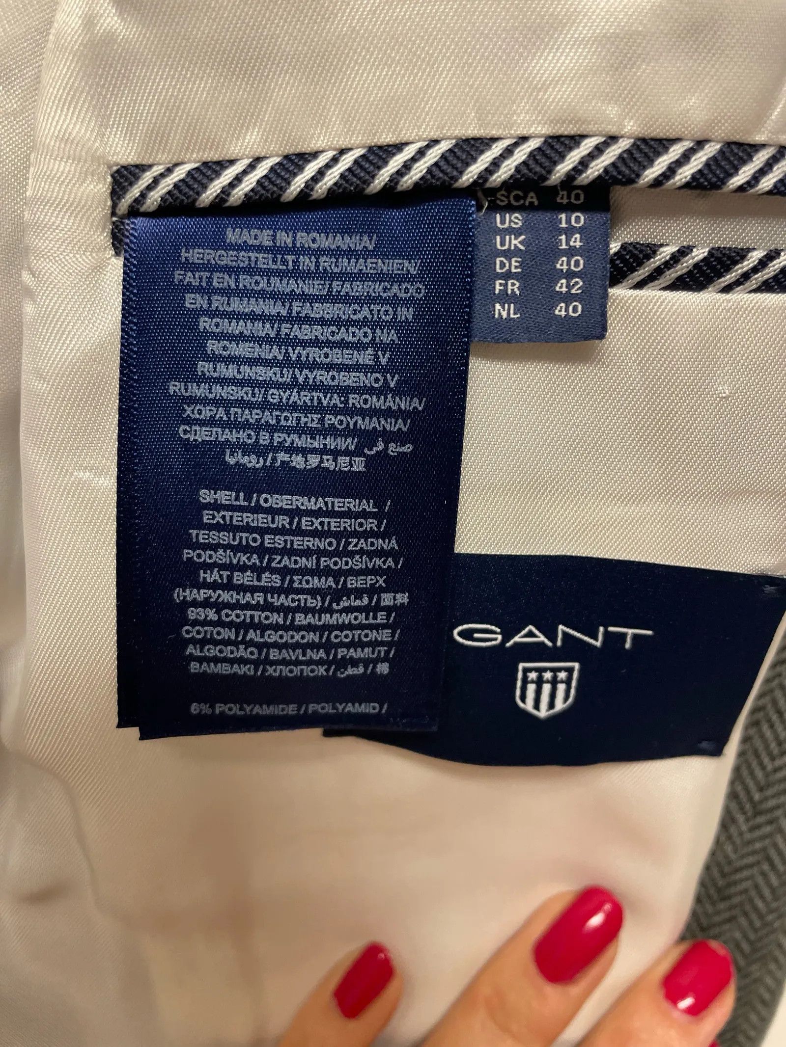 Gant Gant Blazer Size M / US 6-8 / IT 42-44 - 3 Thumbnail