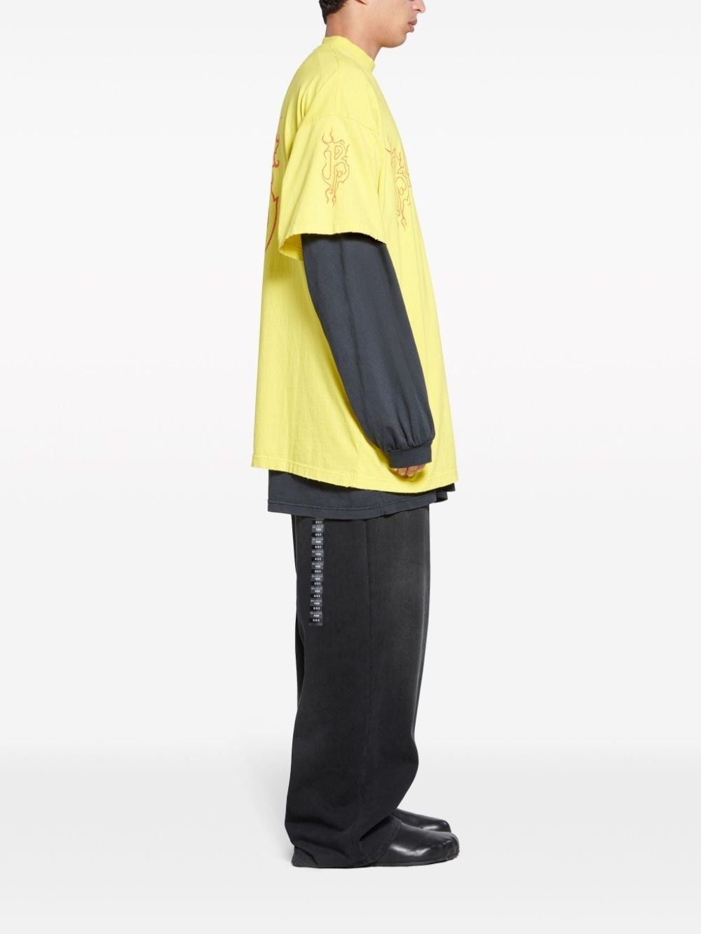 Balenciaga darkwave cotton t-shirt Size US XXL / EU 58 / 5 - 4 Thumbnail
