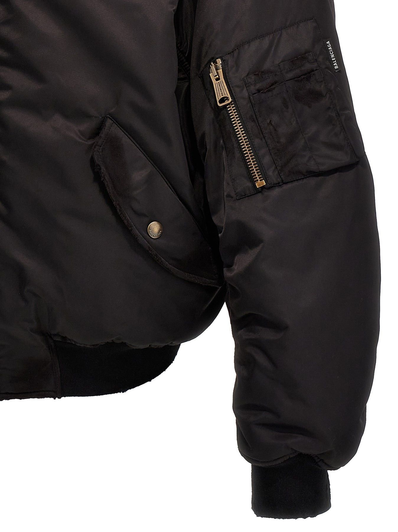Balenciaga off shoulder bomber Size US XS / EU 42 / 0 - 4 Thumbnail