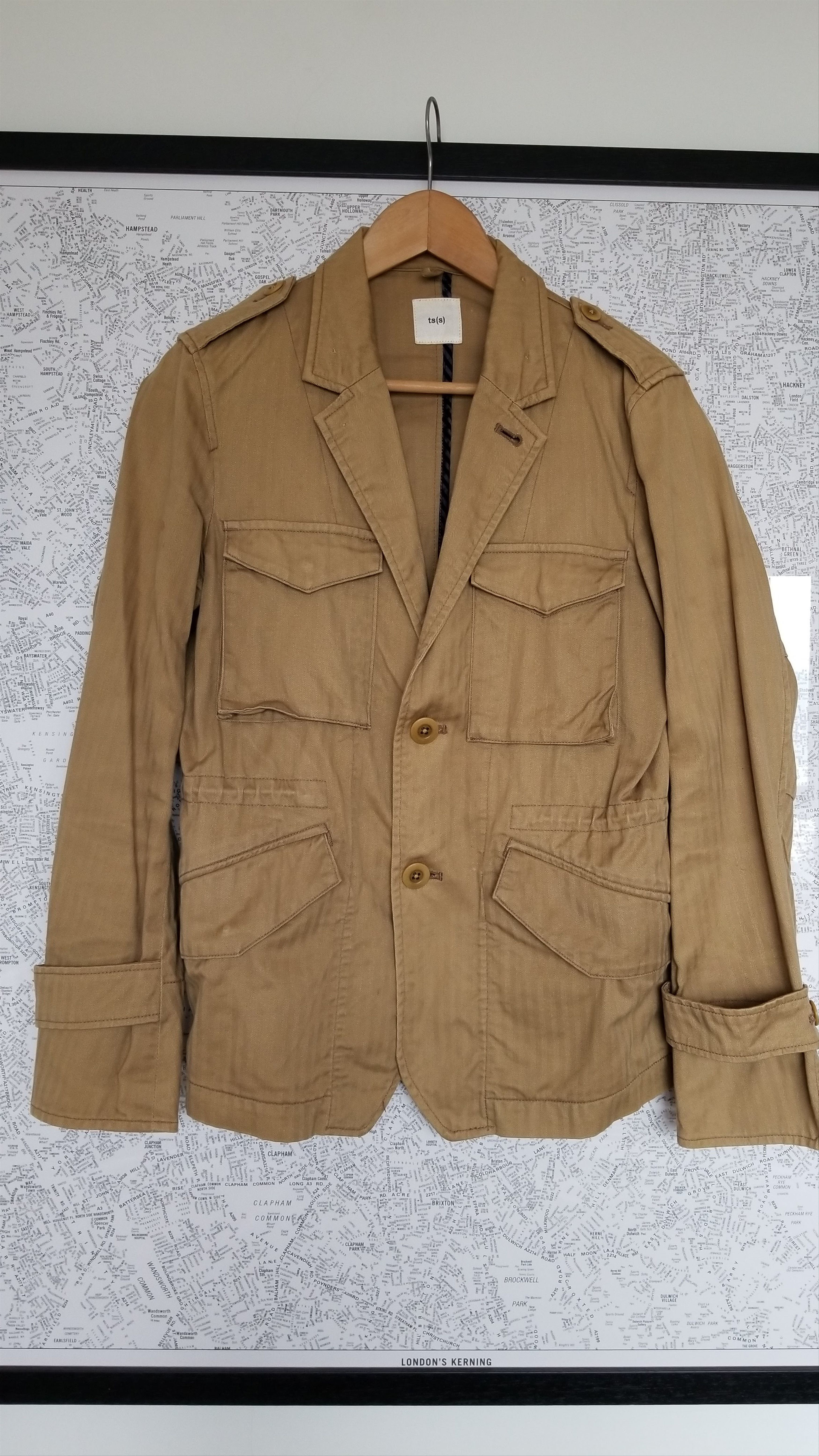 Herringbone twill jacket