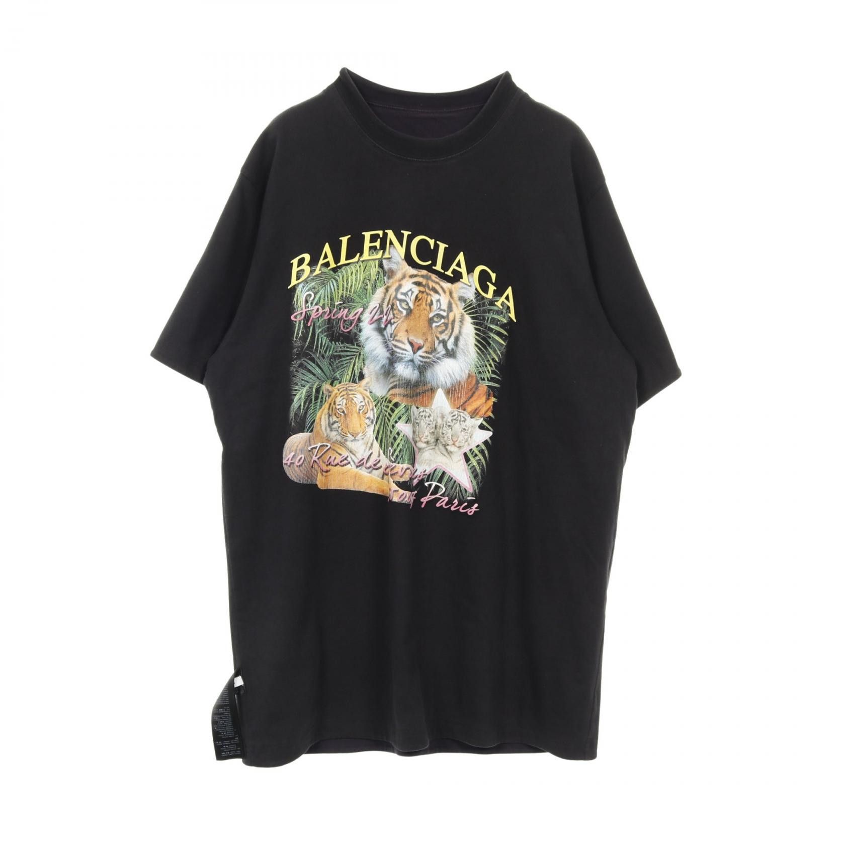 Balenciaga Balenciaga Tiger Cotton Top Cotton Tops 681467