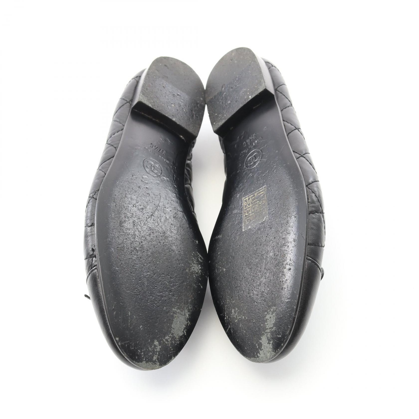 Chanel Chanel Chanel Ballerina Matelasse Leather Pumps Leather Shoes G26250 Size ONE SIZE - 4 Thumbnail