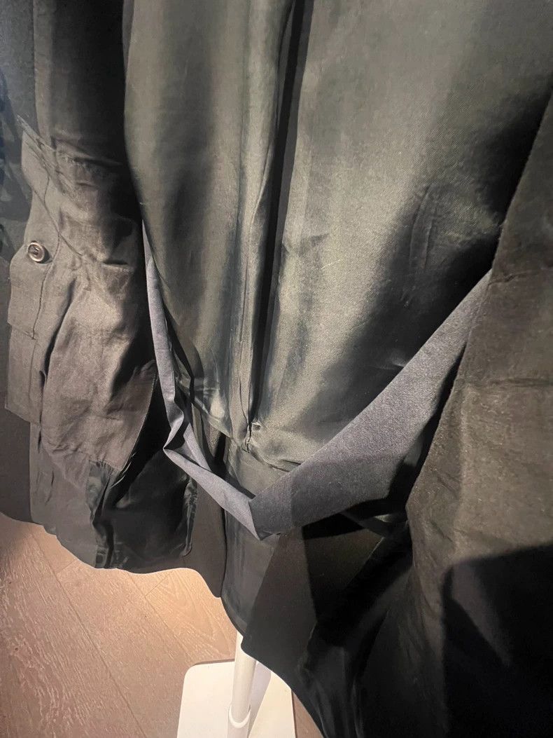Rick Owens Rick Owens Black Wool Blend Blazer Size US M / EU 48-50 / 2 - 6 Thumbnail