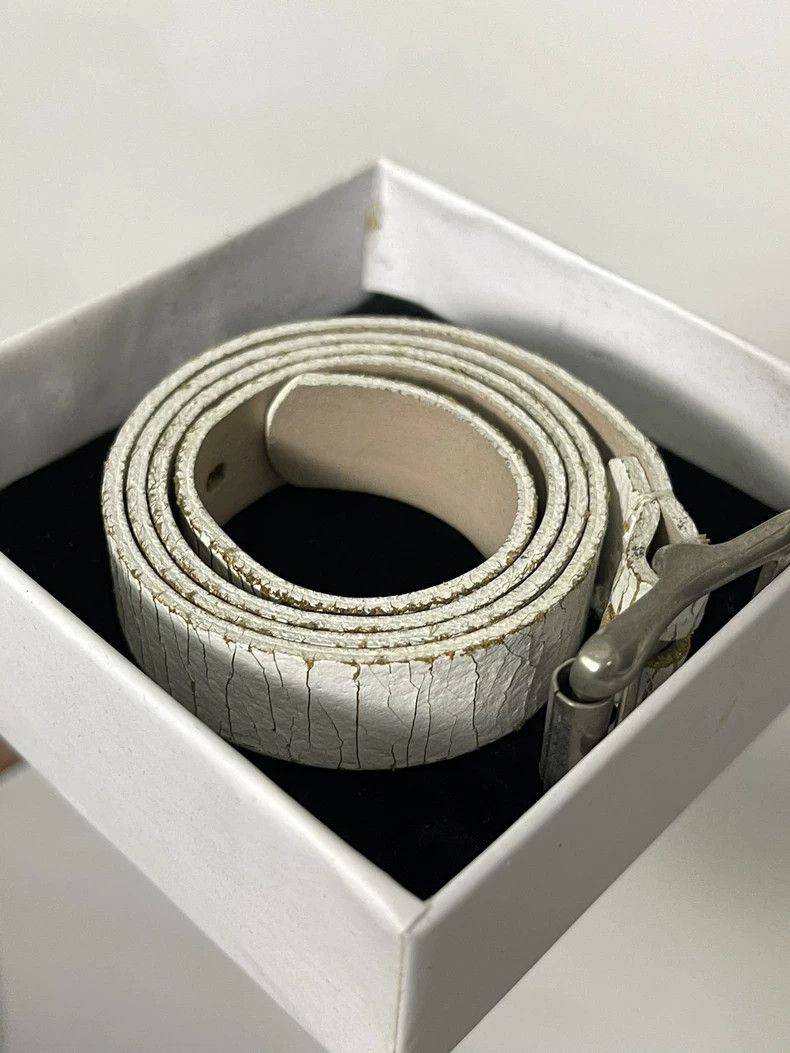 Ann Demeulemeester Ann Demeulemeester Cracked Leather Bracelet Size ONE SIZE - 2 Thumbnail