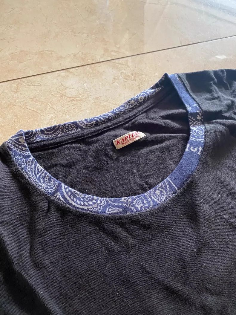 Kapital KAPITAL Long Sleeve Bandana Print Tee Size US XL / EU 56 / 4 - 5 Thumbnail
