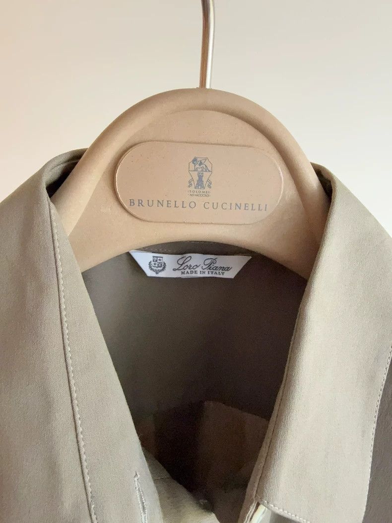 Loro Piana Loro Piana Cotton Silk Military Shirt Size US L / EU 52-54 / 3 - 5 Thumbnail