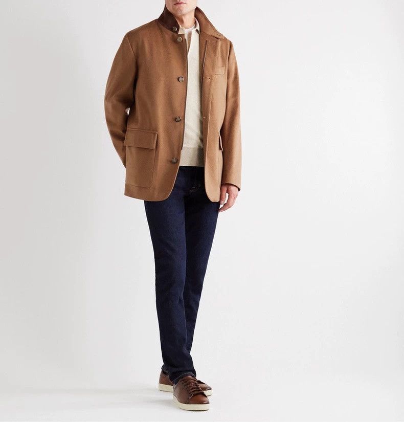Ermenegildo Zegna Loro Piana Men's Roadster Cashmere Coat Size US XL / EU 56 / 4 - 9 Thumbnail