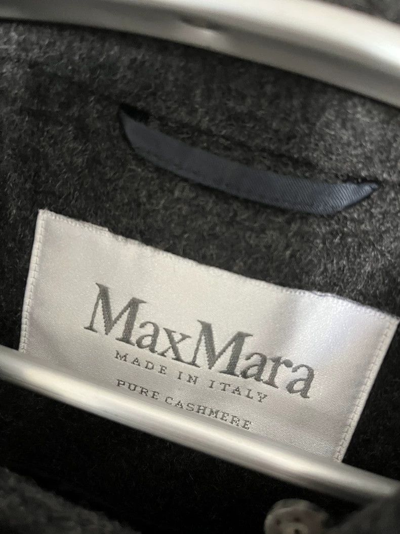 Vintage Maxmara Long Cashmere Gray Coat Size US M / EU 48-50 / 2 - 3 Thumbnail