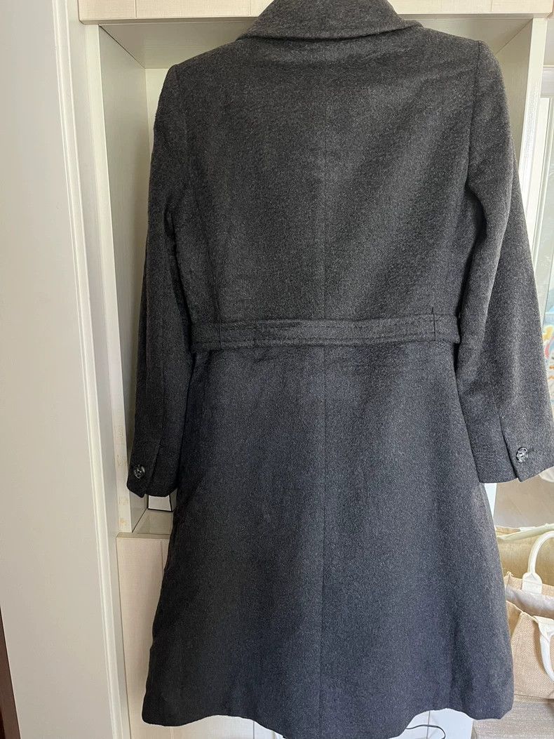 Vintage Maxmara Long Cashmere Gray Coat Size US M / EU 48-50 / 2 - 4 Thumbnail