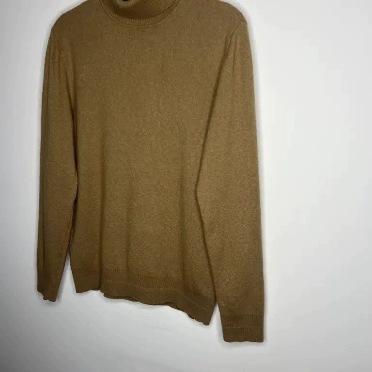 Loro Piana Loro Piana Men's Brown Cashmere Turtleneck Size US L / EU 52-54 / 3 - 4 Thumbnail