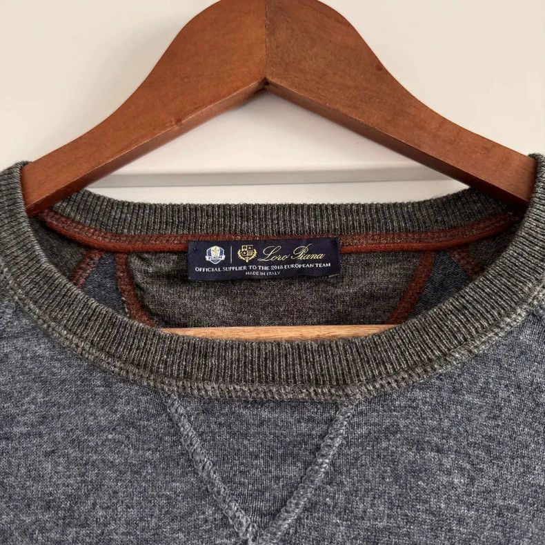 Ermenegildo Zegna Loro Piana Men's Silk Cashmere Sweater Size US L / EU 52-54 / 3 - 3 Thumbnail