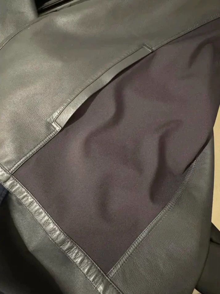 Loro Piana Loro Piana Men's Black Leather Jacket Size US XS / EU 42 / 0 - 6 Thumbnail