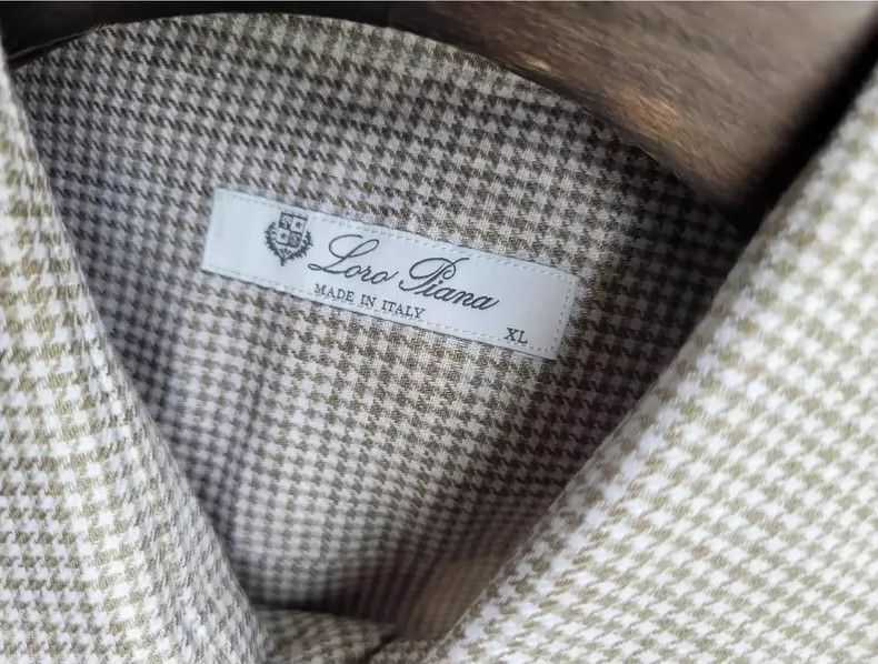 Ermenegildo Zegna Loro Piana Men's Linen Button-Up Shirt Size US XL / EU 56 / 4 - 4 Thumbnail