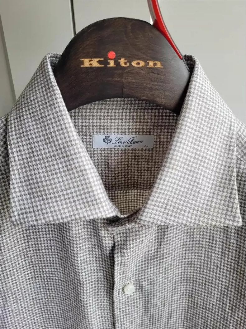 Ermenegildo Zegna Loro Piana Men's Linen Button-Up Shirt Size US XL / EU 56 / 4 - 3 Thumbnail