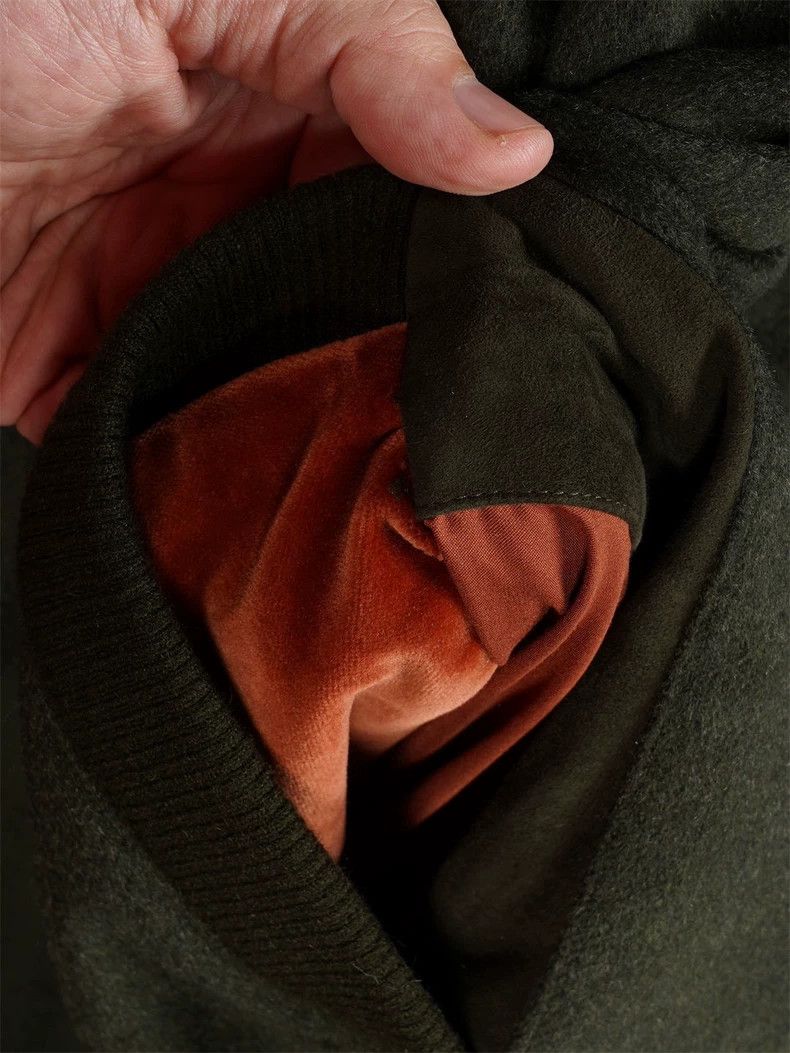 Ermenegildo Zegna Loro Piana Green Hooded Fur Jacket Size US XL / EU 56 / 4 - 8 Thumbnail