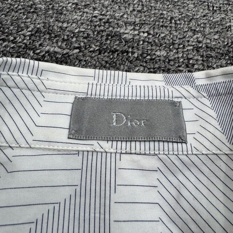 Dior Dior Gray Camouflage Long Sleeve Shirt Size US M / EU 48-50 / 2 - 3 Thumbnail