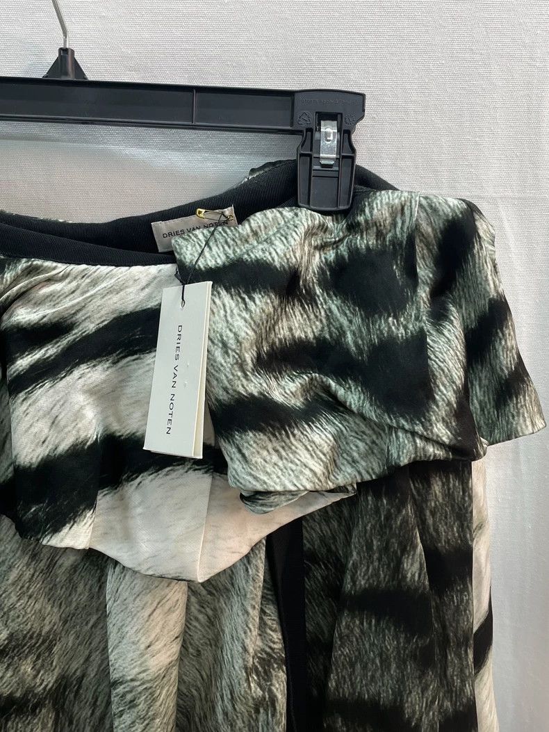 Dries Van Noten Dries Van Noten Artistic Print Skirt Size US 34 / EU 50 - 3 Thumbnail