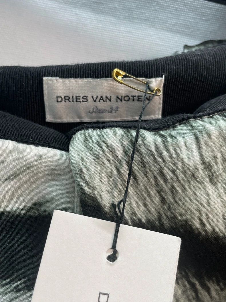 Dries Van Noten Dries Van Noten Artistic Print Skirt Size US 34 / EU 50 - 4 Thumbnail