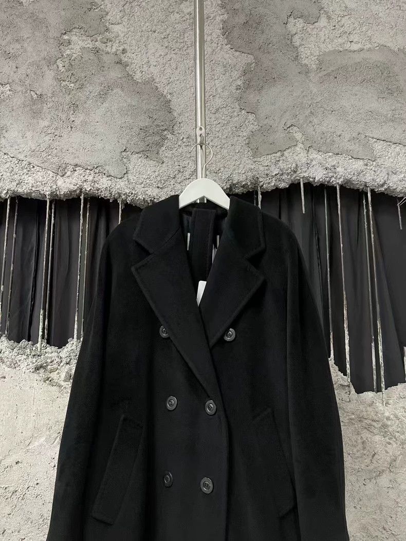Missing Since Thursday MaxMara 101801 Black Wool Coat Size US M / EU 48-50 / 2 - 4 Thumbnail