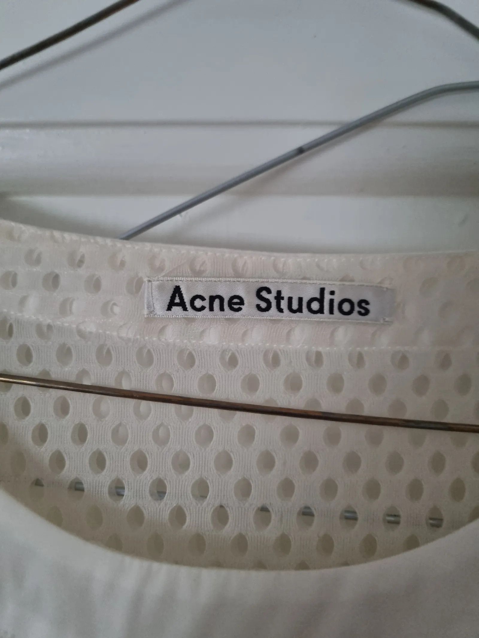 Acne Studios Acne Studios Avre mesh PSS15 Short Sleeve T-shirt Size XS / US 0-2 / IT 36-38 - 2 Thumbnail