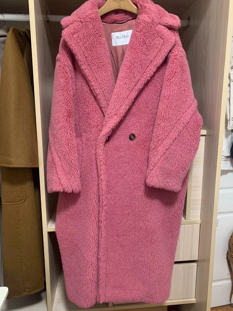 Max Mara Max Mara Teddy Long Pink Coat Size US S / EU 44-46 / 1 - 2 Thumbnail