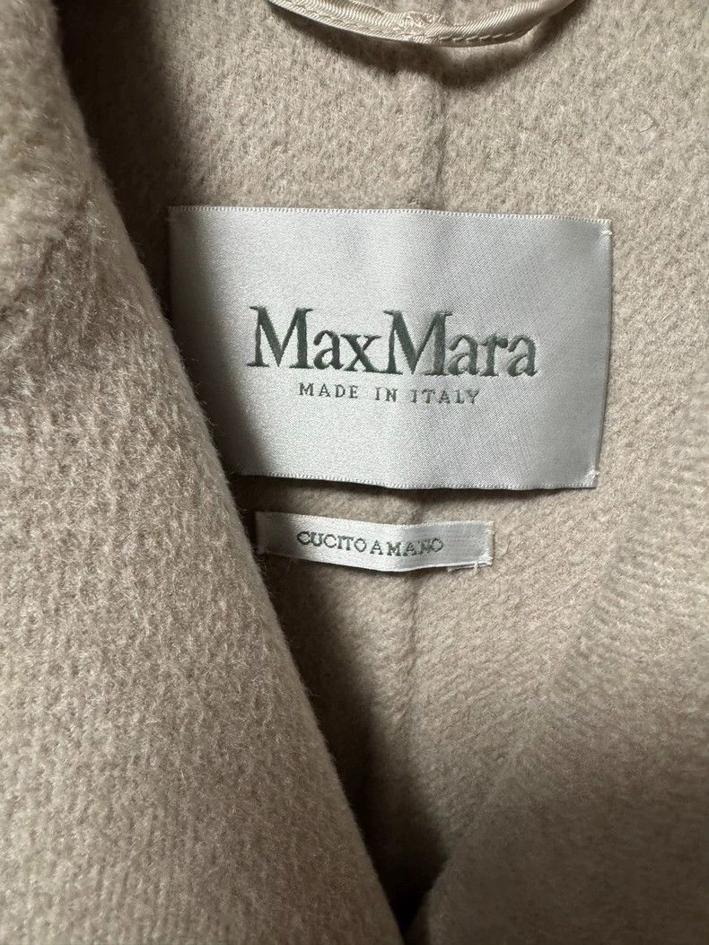 Max Mara MaxMara Abondone Water Wave Cashmere Coat Size US XS / EU 42 / 0 - 3 Thumbnail