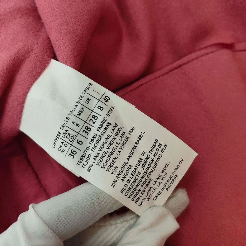 Max Mara Max Mara Pink Wool Belted Coat Size US M / EU 48-50 / 2 - 5 Thumbnail