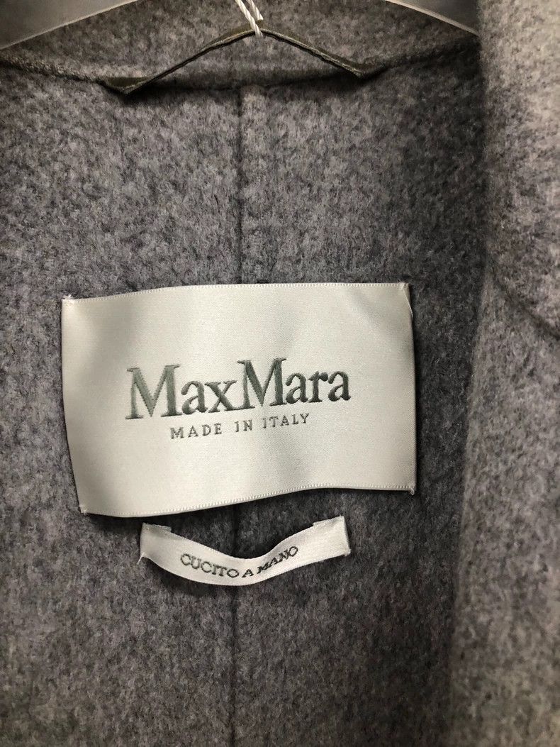 Max Mara MaxMara Long Gray Wool Coat Size US M / EU 48-50 / 2 - 5 Thumbnail