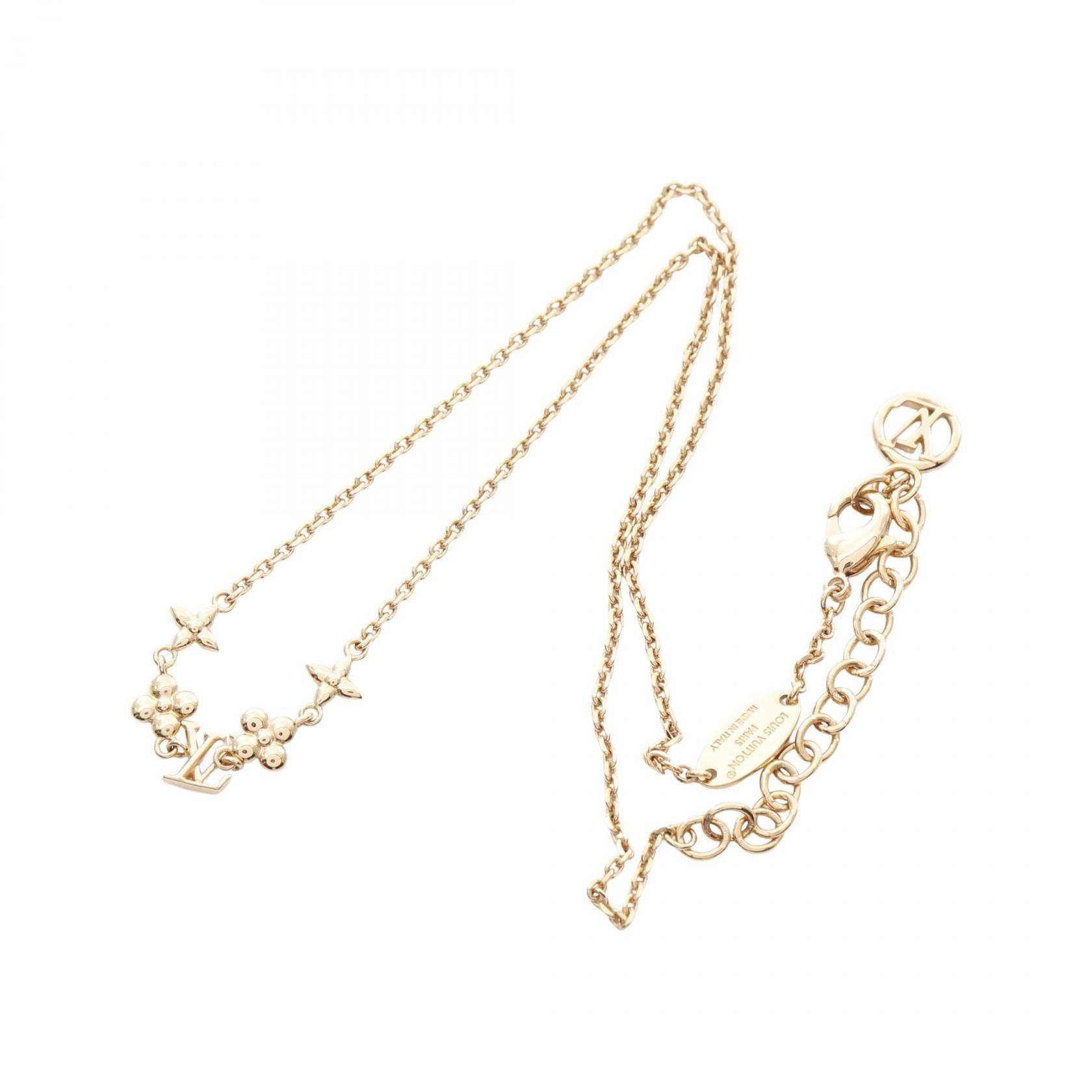 Louis Vuitton Louis Vuitton Louis Vuitton Baby Louis Necklace Metal Necklace M01614 Size ONE SIZE - 3 Thumbnail