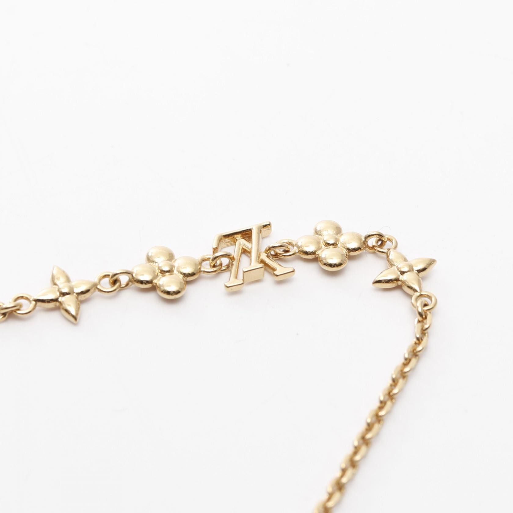 Louis Vuitton Louis Vuitton Louis Vuitton Baby Louis Necklace Metal Necklace M01614 Size ONE SIZE - 8 Thumbnail