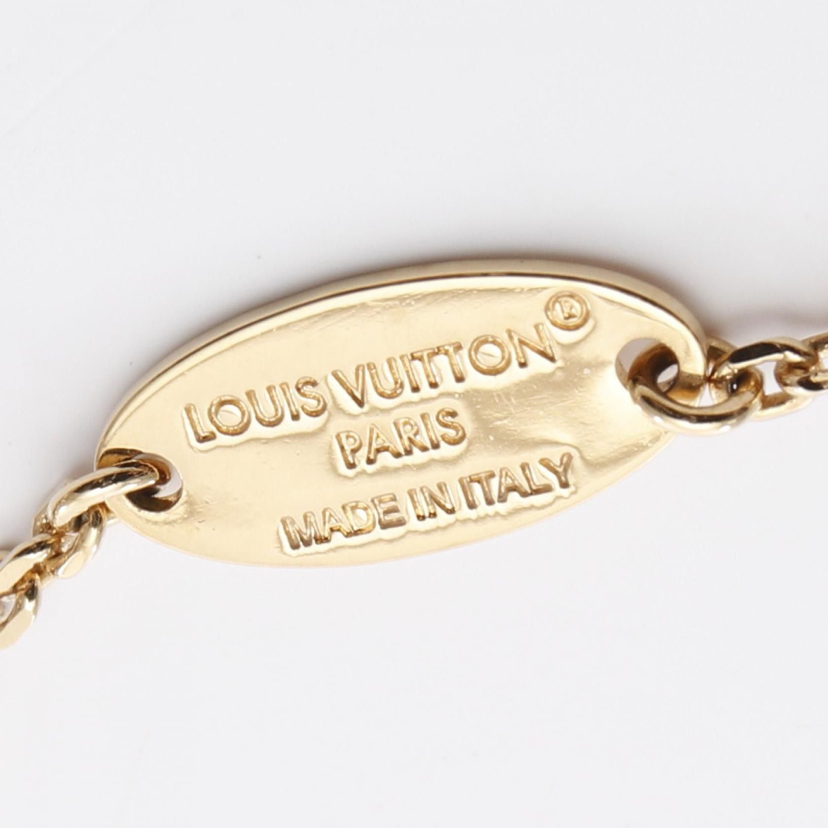 Louis Vuitton Louis Vuitton Louis Vuitton Baby Louis Necklace Metal Necklace M01614 Size ONE SIZE - 5 Thumbnail