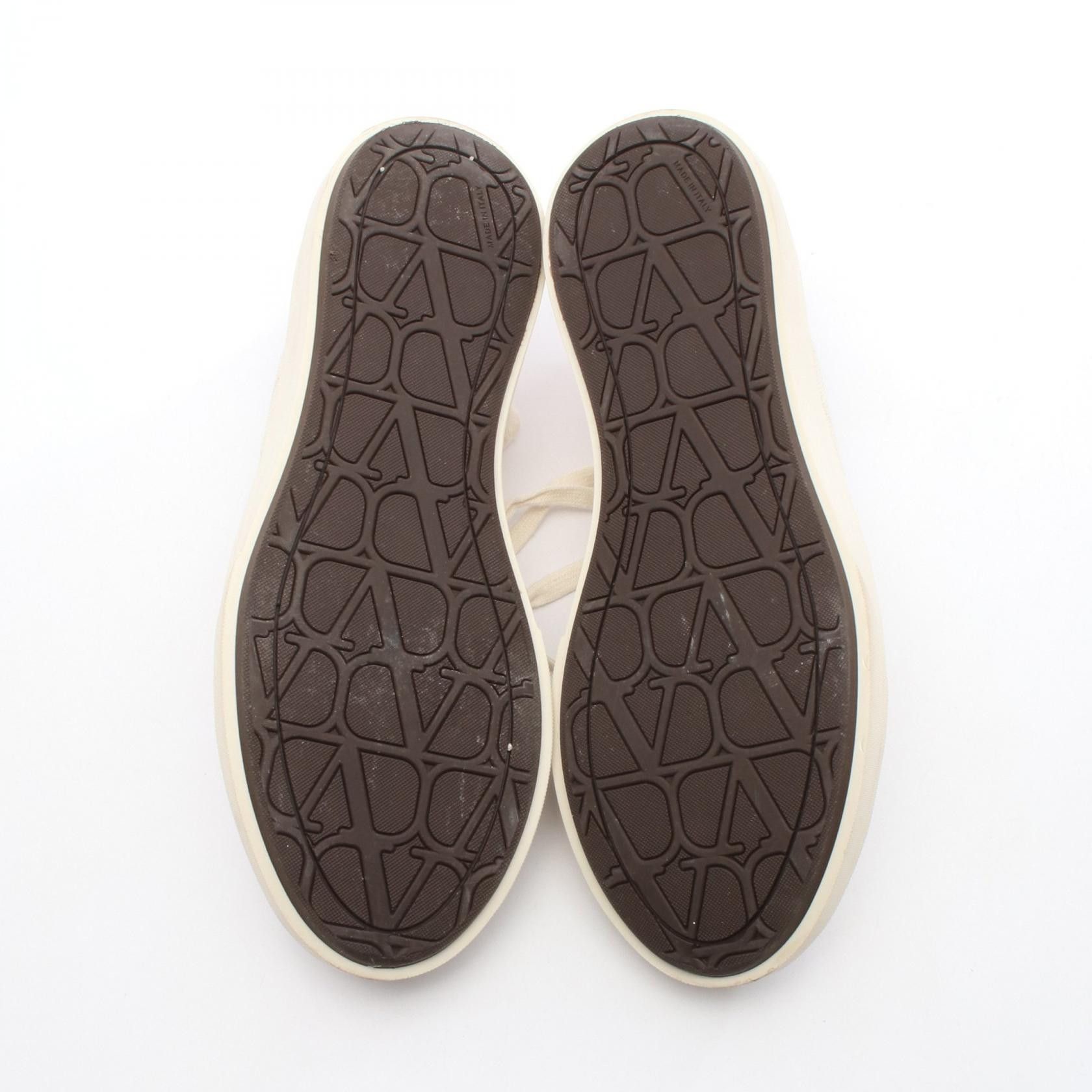 Valentino Valentino Valentino Toile Iconographe Canvas Leather Sneakers Canvas Shoes Size ONE SIZE - 4 Thumbnail
