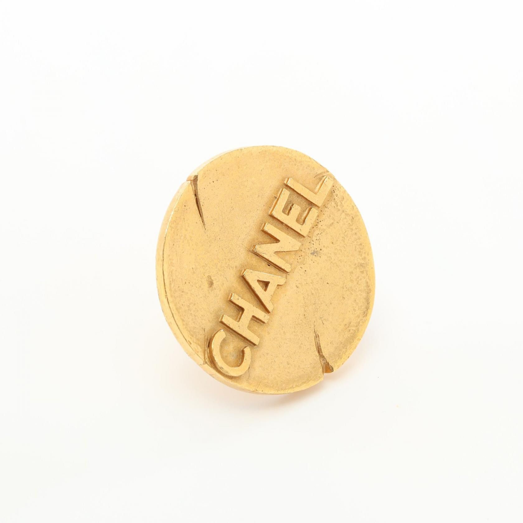 Chanel Chanel Chanel Logo Earrings Metal Earrings Size ONE SIZE - 6 Thumbnail