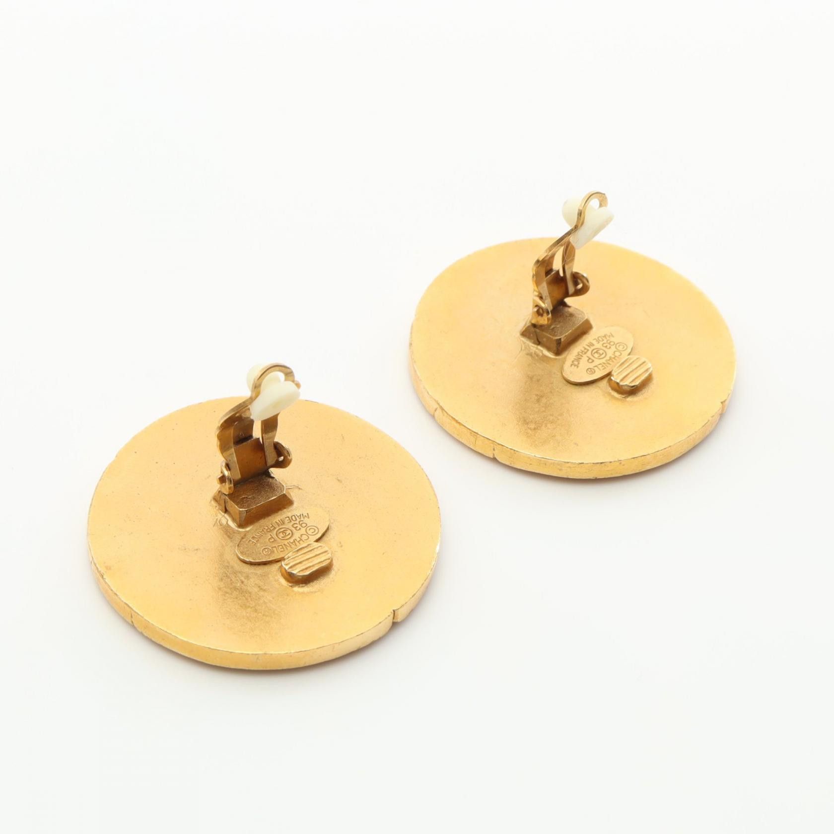 Chanel Chanel Chanel Logo Earrings Metal Earrings Size ONE SIZE - 5 Thumbnail